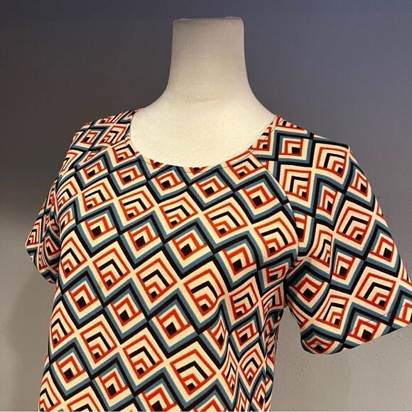 Everly short sleeve Geometric Patterned casual Dress size small - Picture 2 of 12